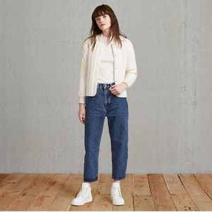 Levi's Made & Crafted Barrel crop jean